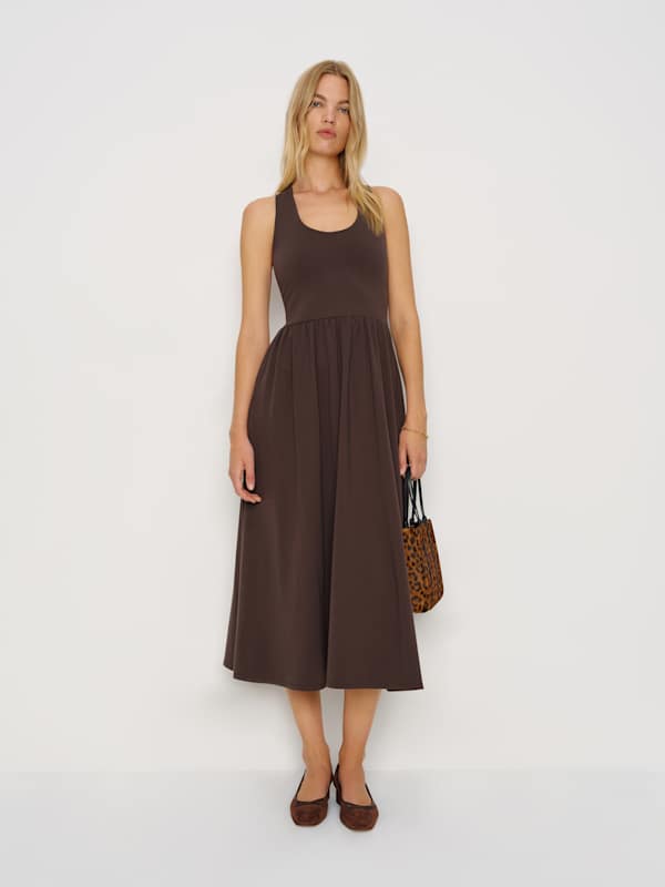 Robe en maille Walker - Brun