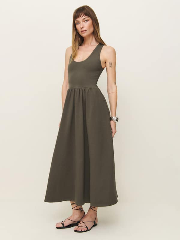 Walker Knit Dress - Pine Tree