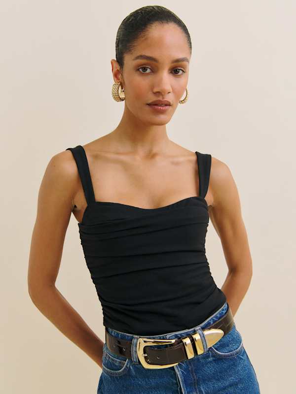 Haut en maille Trish - Noir