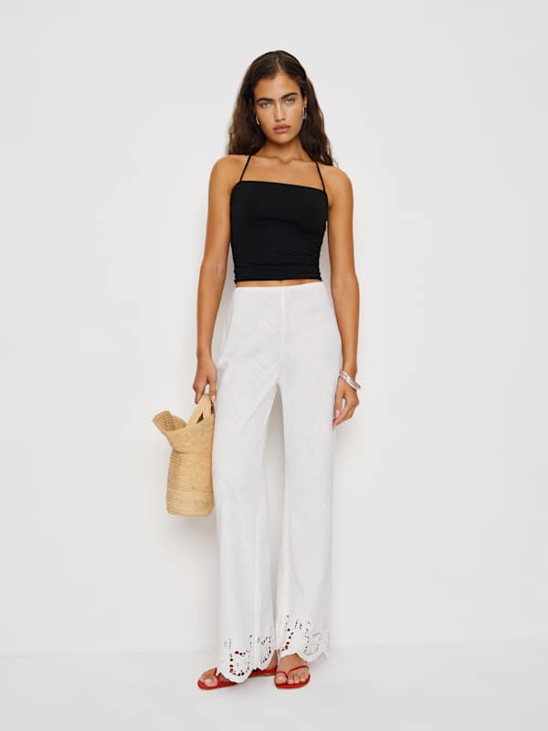 Aria Pant - White