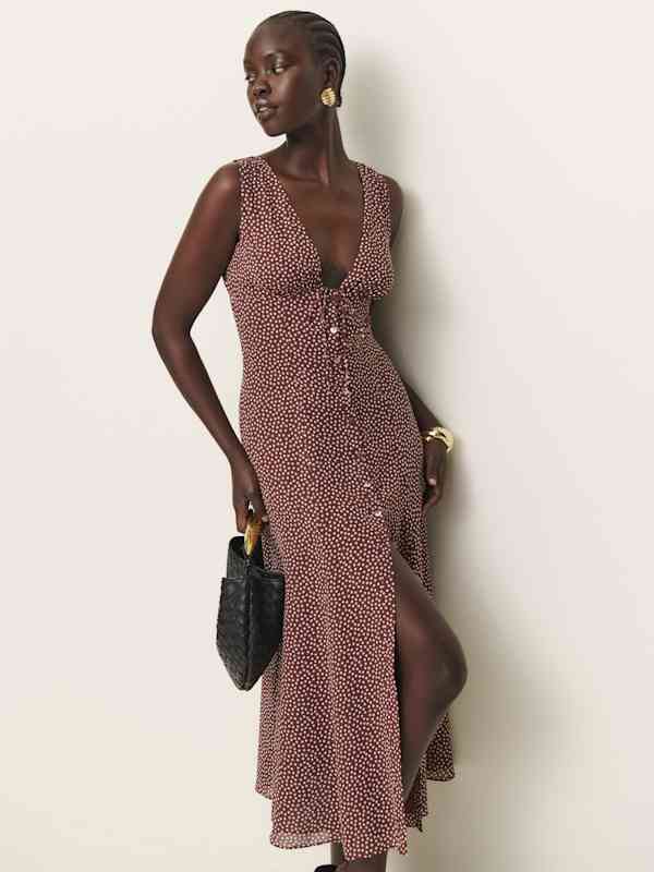 Ceara Dress - Choco Dot