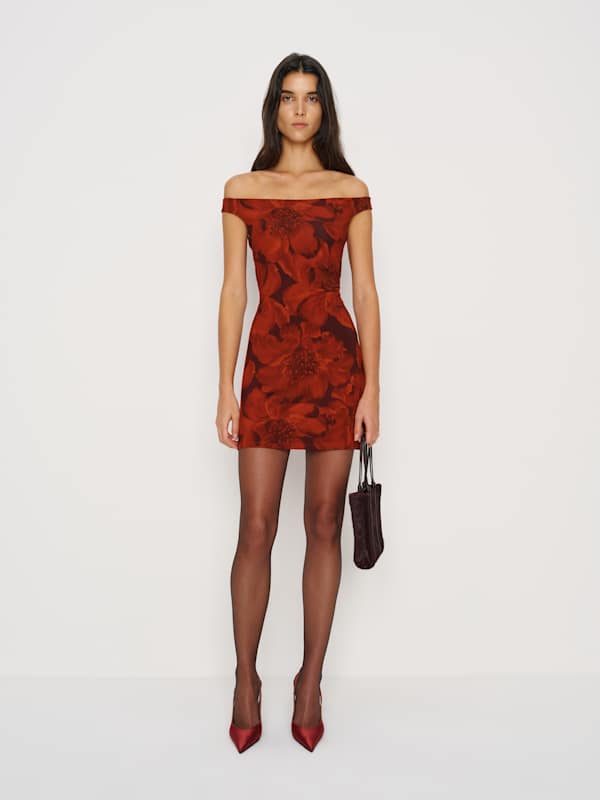 Robe en maille Lia - Carnelian