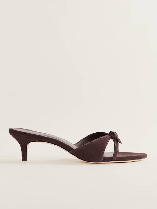 Sandales à talons Stacy - Daim expresso