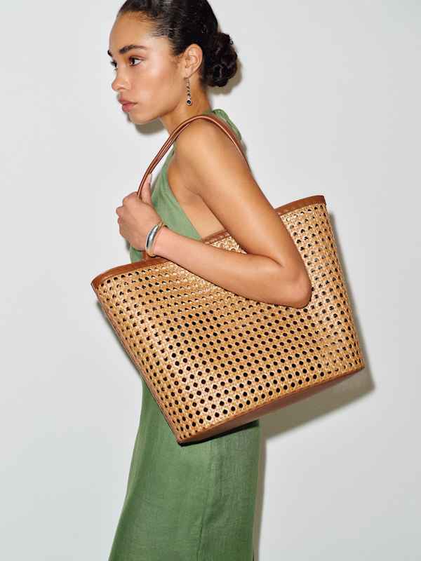 Isabella Tote - Natural Rattan