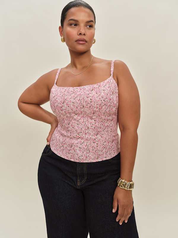 Hattie Linen Top Es - Rosin