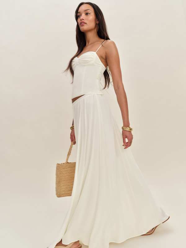 Gemma Skirt - Ivory