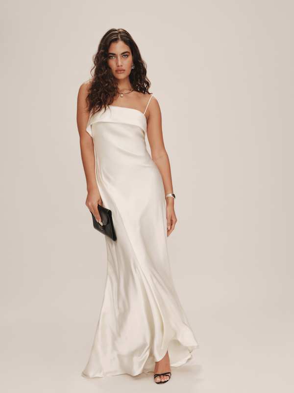 Jovie Silk Dress - Ivory