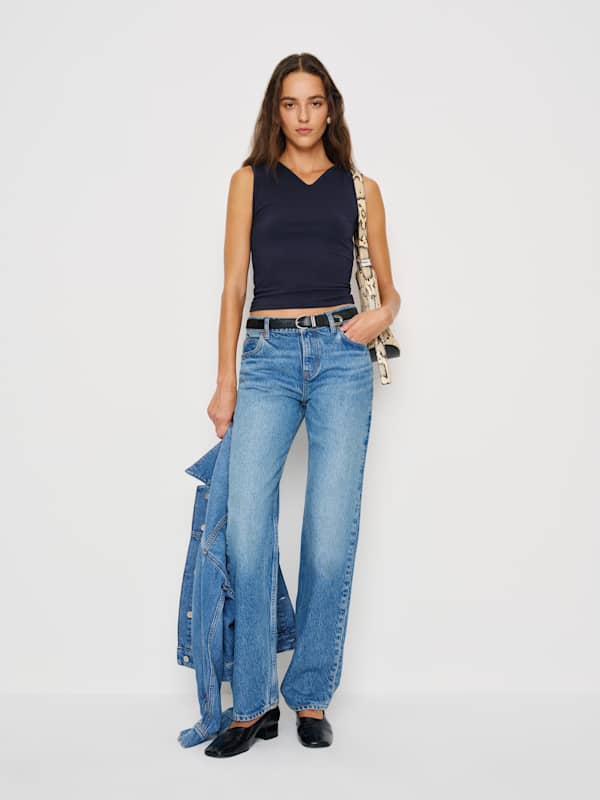 Top en maille Wren - Bleu nuit