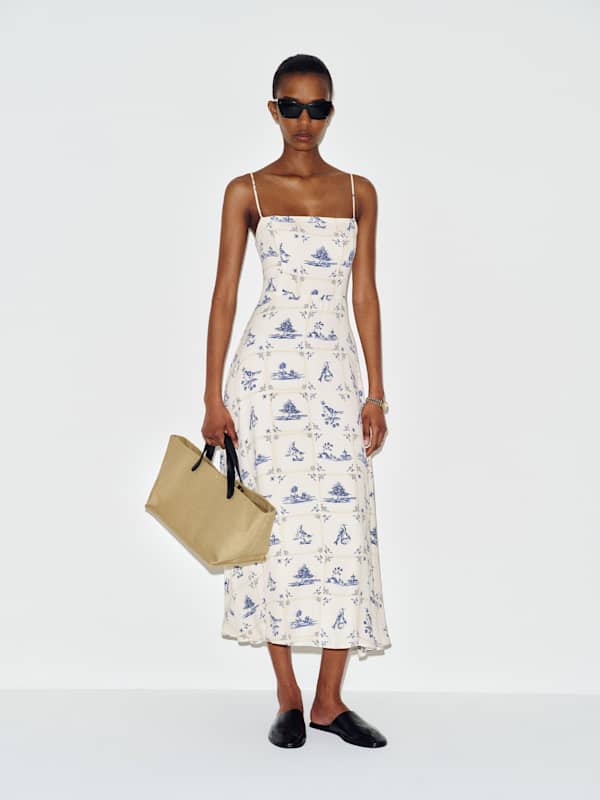 Monette Dress - Antique Tile