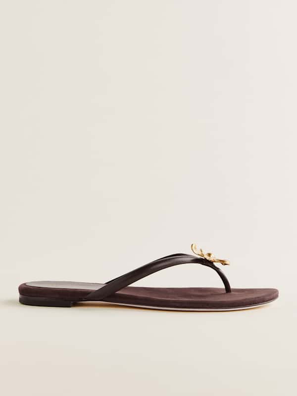 Sandales Onyx - Fleur de daim expresso