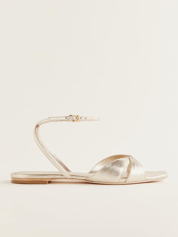 Marigold Flat Sandal - Gold