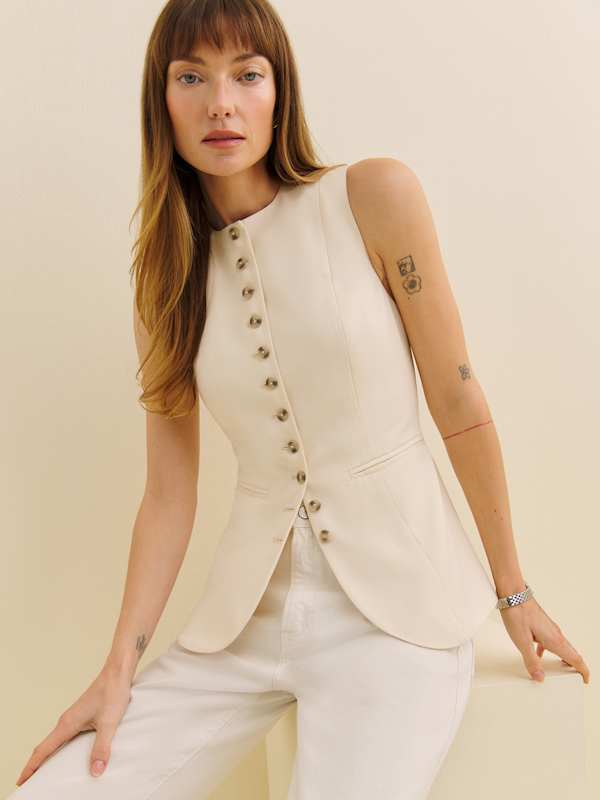 Gilet de costume Jaden - Sucre