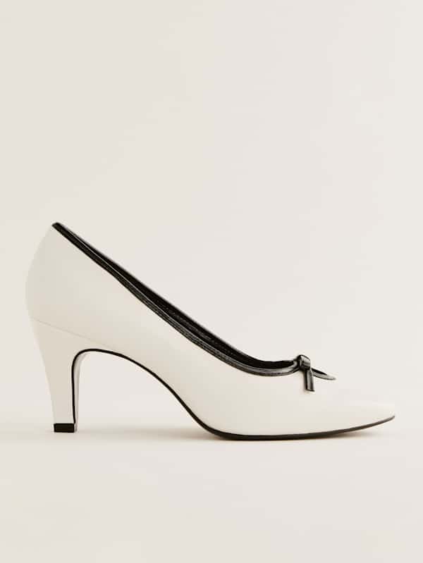 Escarpins Pam - Cuir blanc