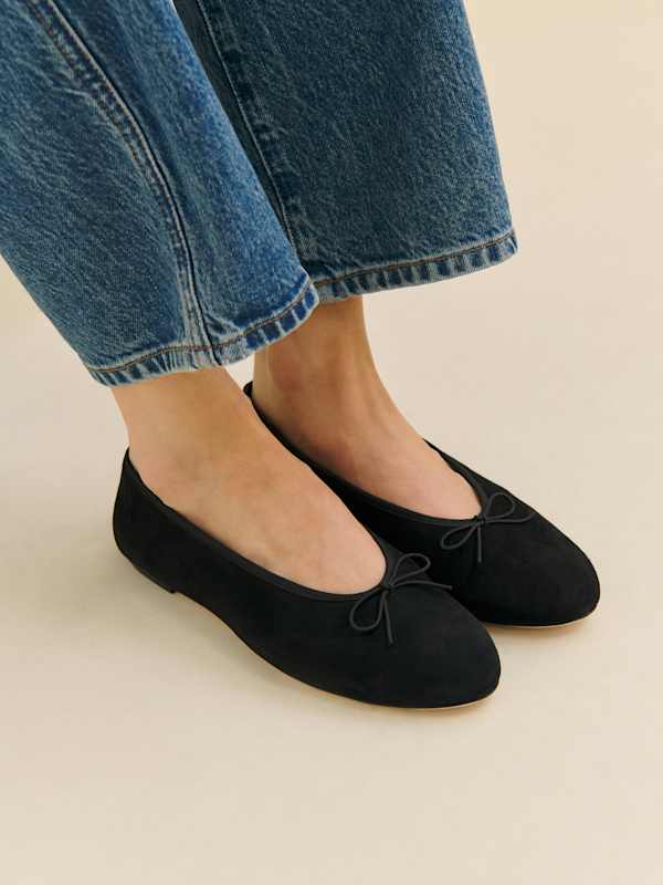 Ballerine Tina - Daim noir