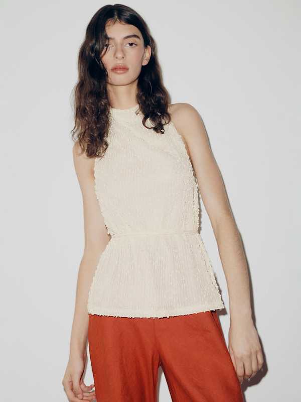 Ketra Knit Top - Ivory