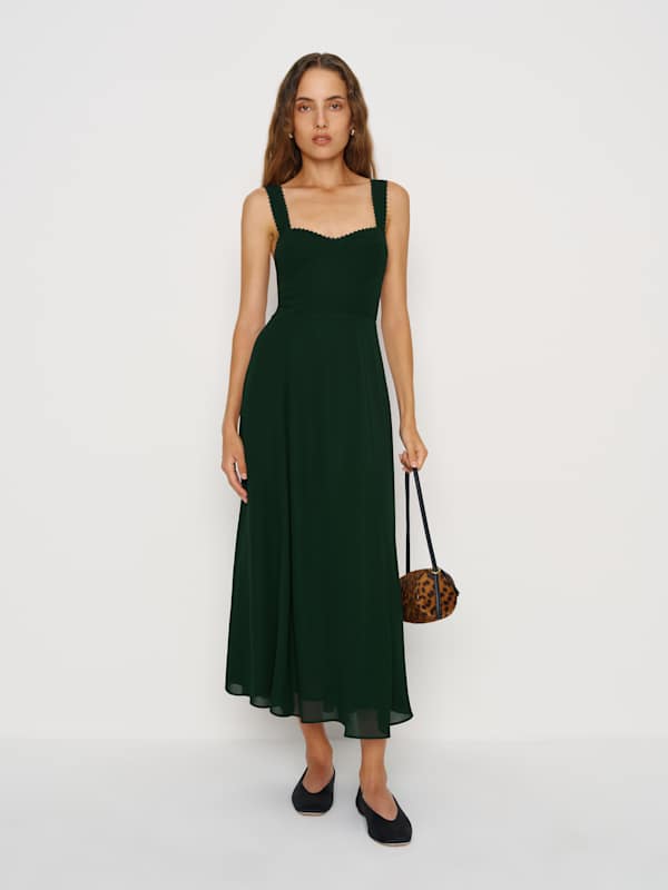 Robe Lela - Vert forêt