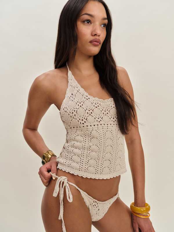 Ensemble de plage en crochet St Tropez - Birch