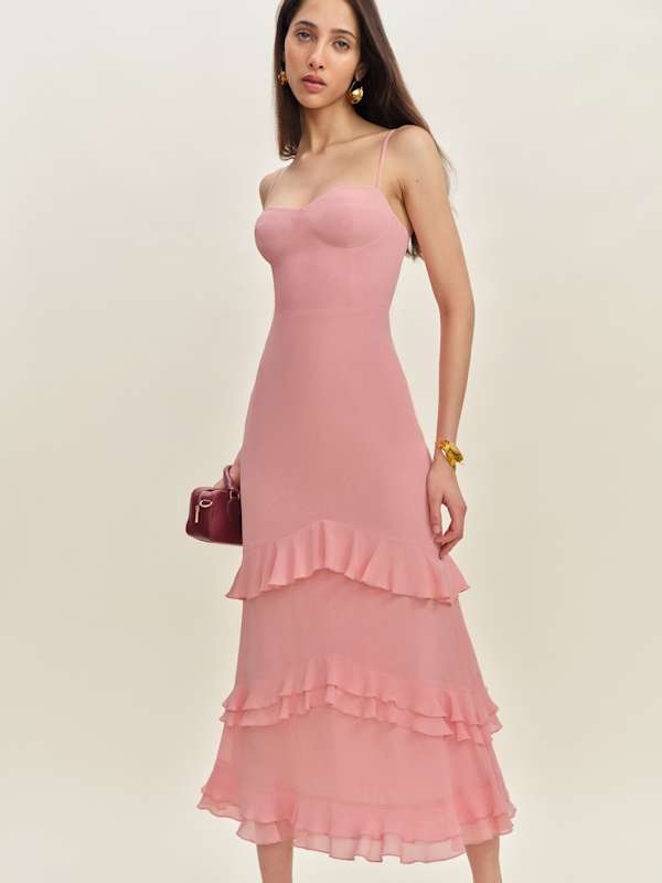 Ellora Dress - Carnation