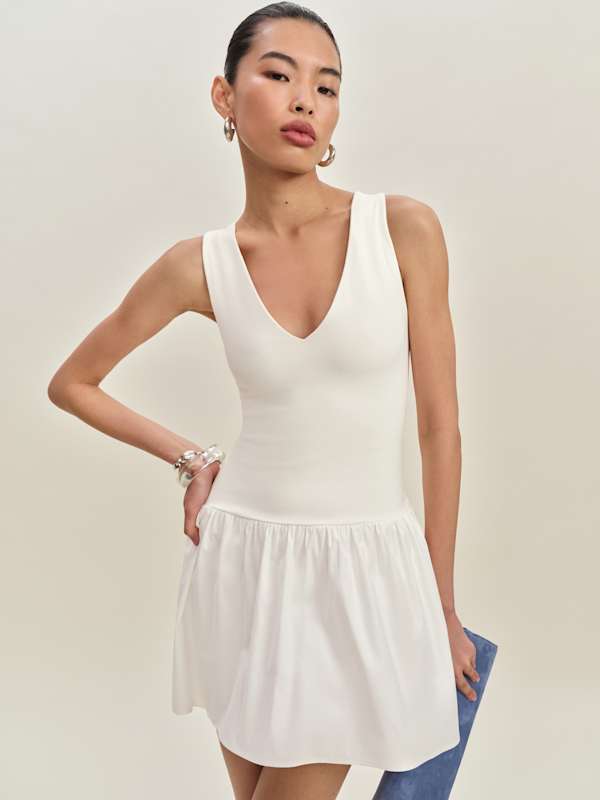 Alyssa Knit Dress - Fior Di Latte