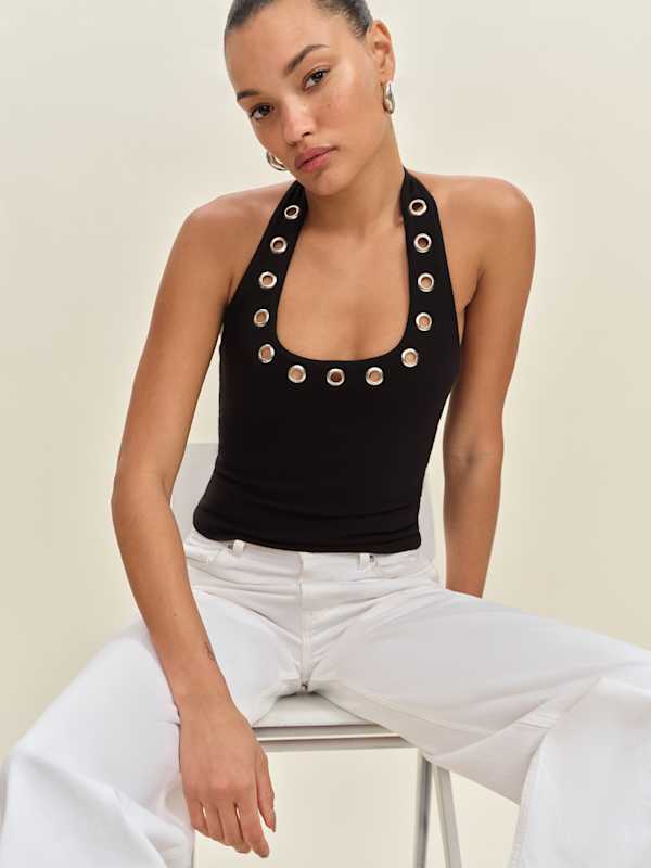 Haut en maille Sonny - Noir