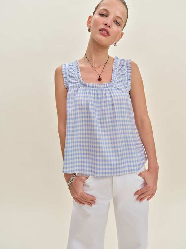 Aviana Top - Crystal Check
