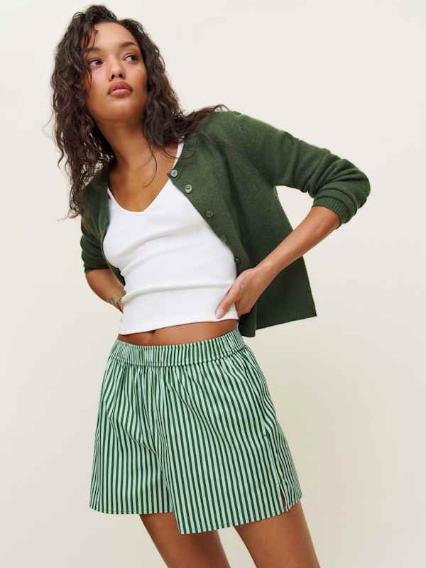 Clara Cashmere Crew Cardigan