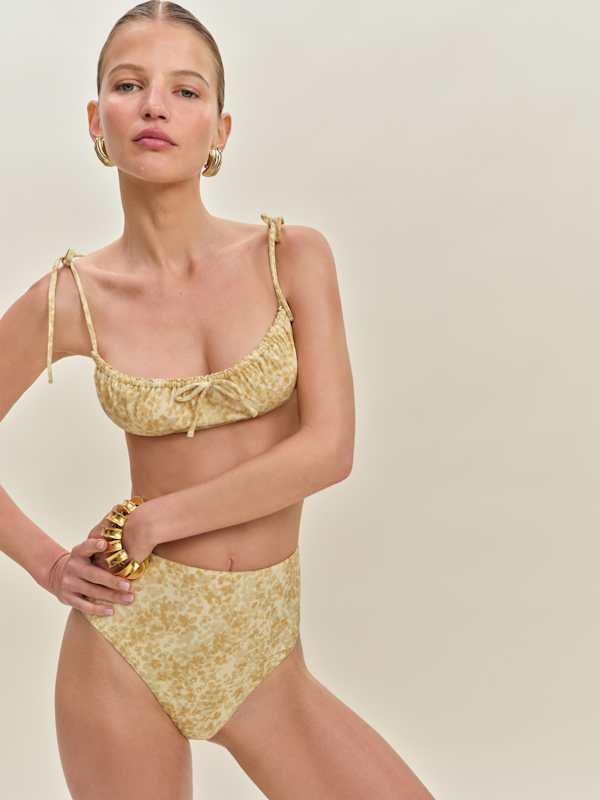 Haut de bikini Kahiwa - Prairie dorée