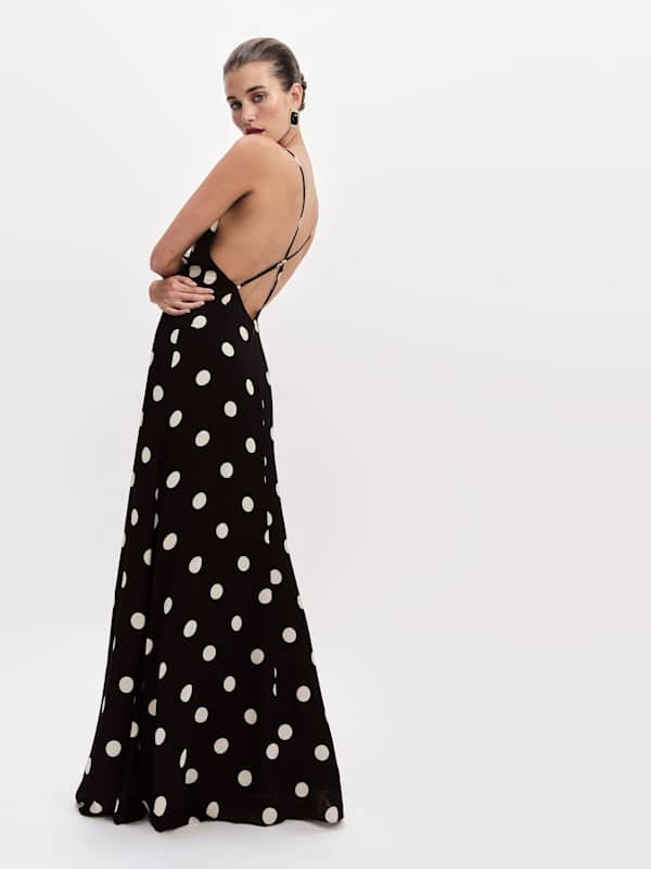 Zani Dress - Moon Dot