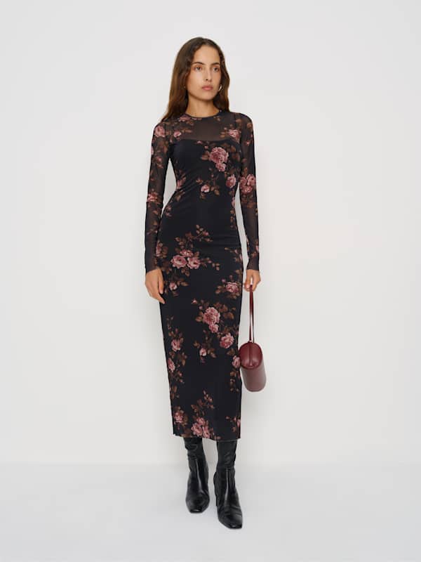 Robe en maille résille Rene - Ballade