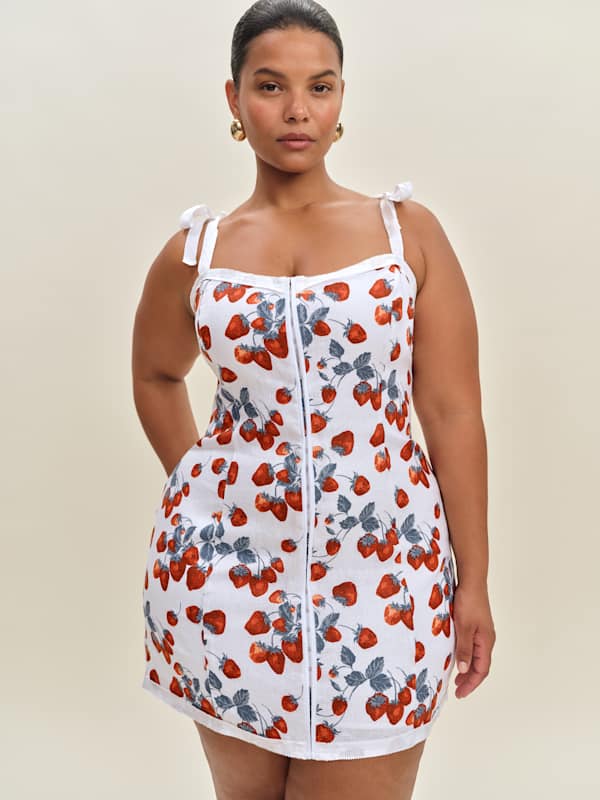 Robe Dion grandes tailles - Strawberry Jam