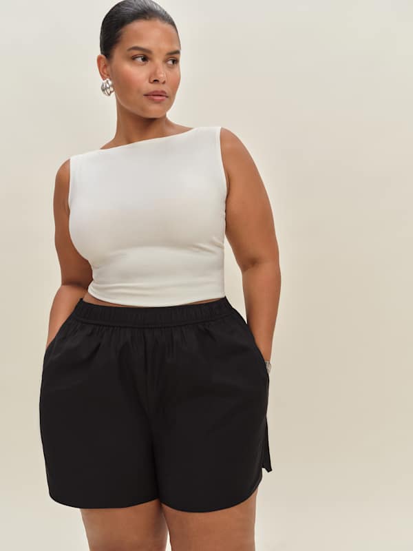 Short Miles grandes tailles - Noir