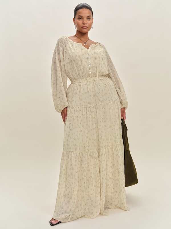 Robe Becca grandes tailles - Ditsy