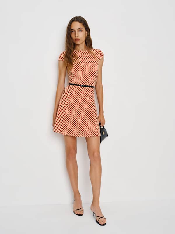 Yves Knit Dress - Pamplona Dot