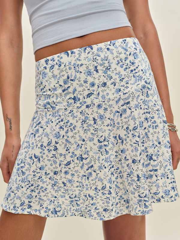 Jupe en maille Laurie - Nil