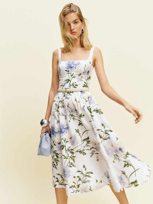Janu Linen Dress - Serenity