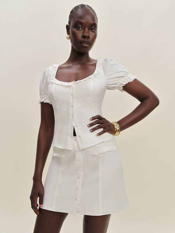 Janell Two Piece - White