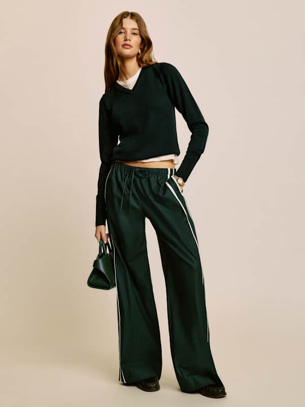Pantalon en popeline Julien spécial Petites - Forest