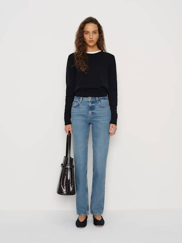 Jean droit taille mi-haute Greer - Chad