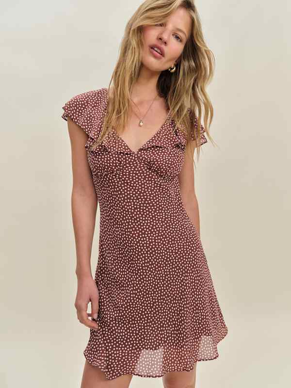 Arni Dress - Choco Dot
