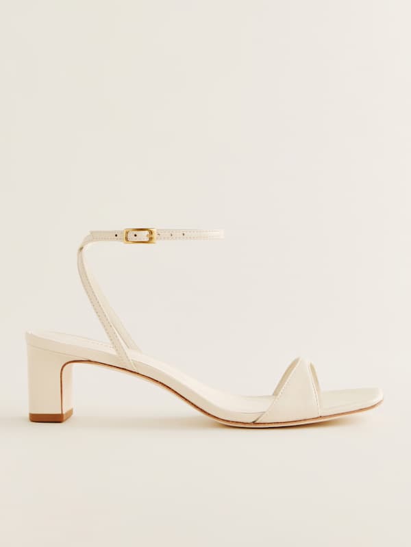 Sage Heeled Sandal - Almond Leather