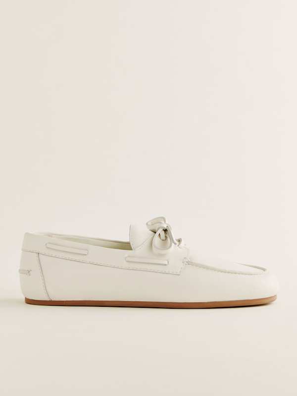 Mocassins souples Fia - Cuir blanc