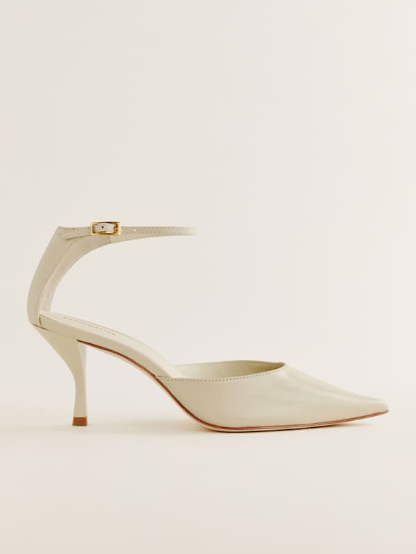 Escarpins à talons Nessa - Cuir amande