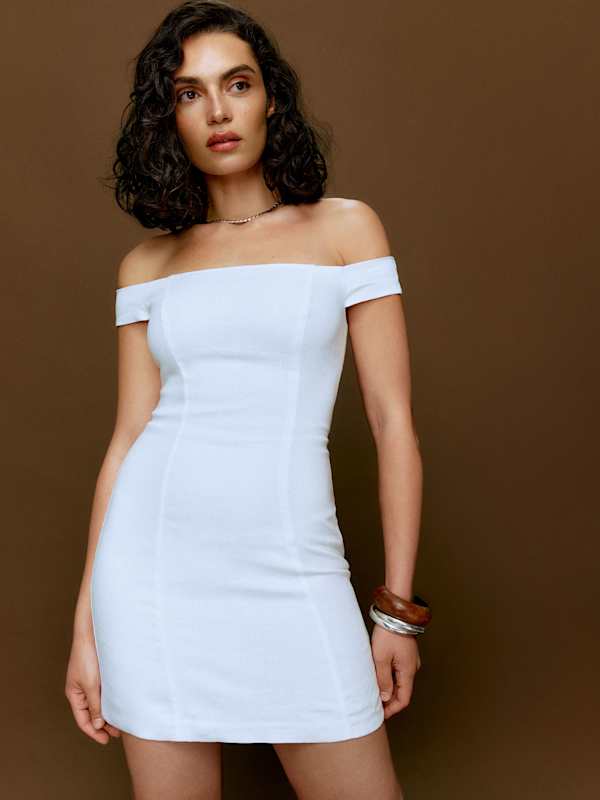 Robe en lin Eby - Blanc
