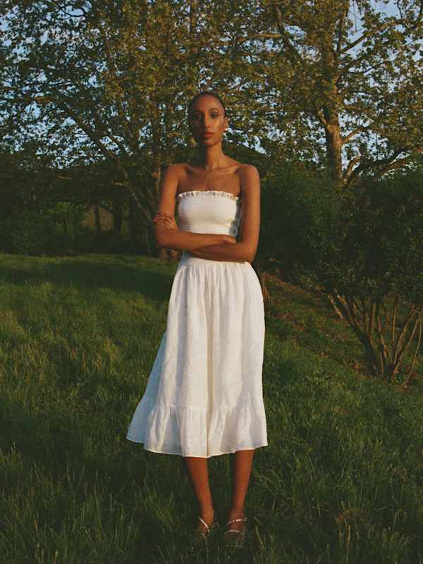 Laurine Dress - White