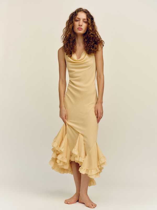 Evanthe Dress - Parmesan