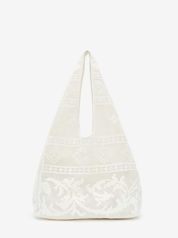 Cabas Aurelia - Dentelle blanche