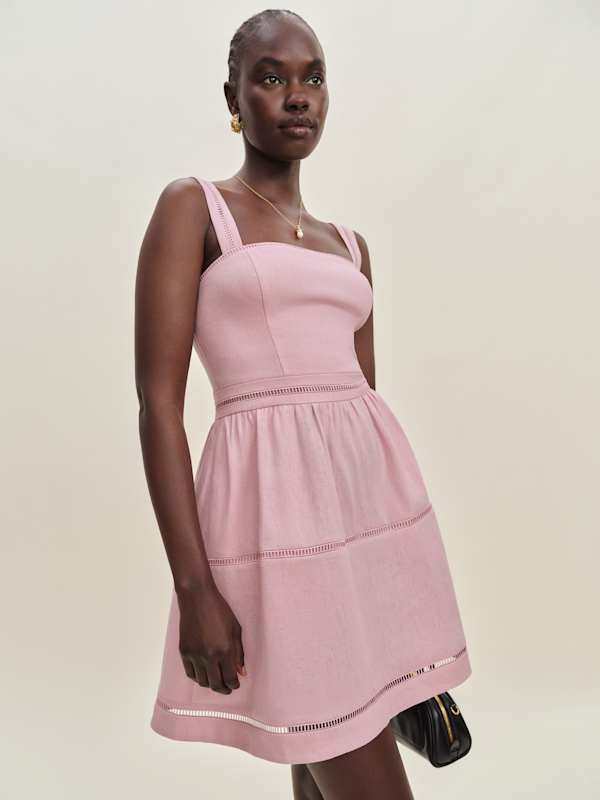 Everett Mini Linen Dress - Babygirl