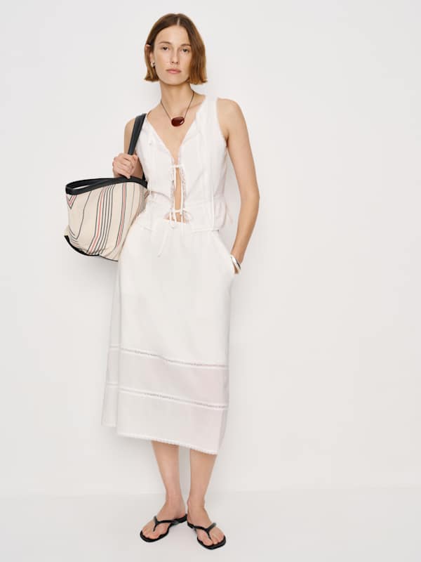 Petites Ainsley Two Piece - White