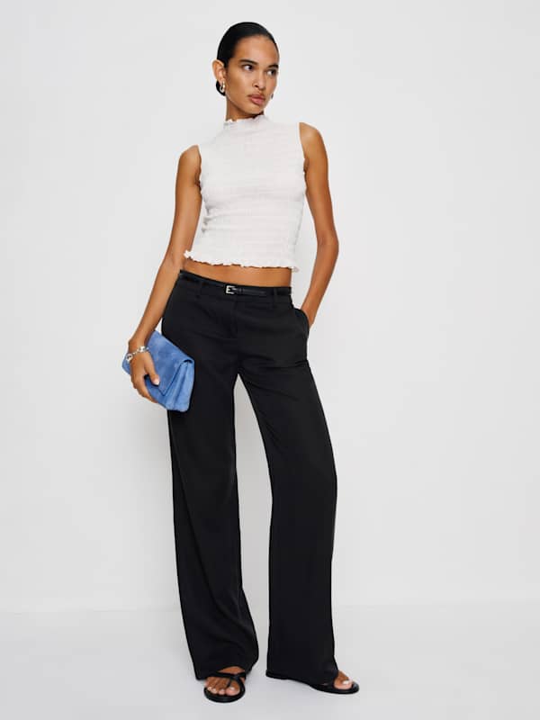 Gisele Low Rise Pant - Black