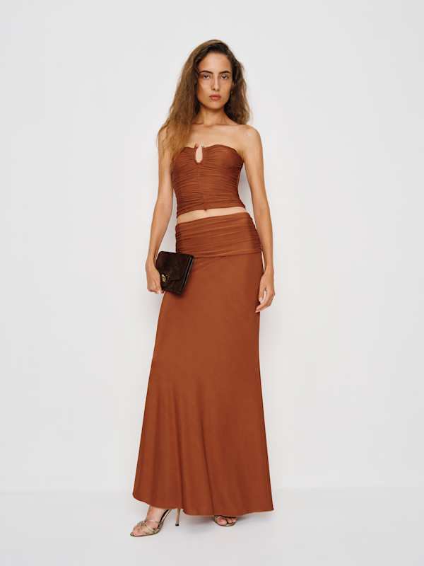 Amir Knit Two Piece - Burnt Orange